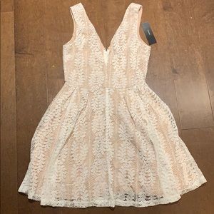 Lulu’s low cut lace dress